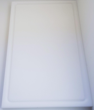 1x Schneidbrett 40x30x2cm. aus Qualittskunststoff Mit Saftrille Industriqualitt