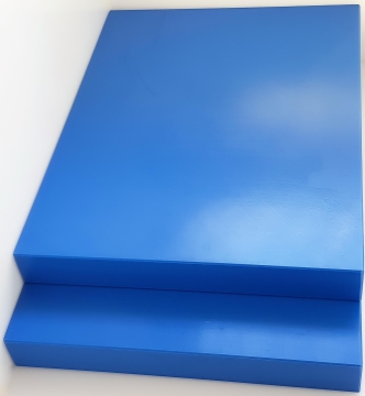1x Schneidbrett40x30x4cm. aus Qualitätskunststoff Blau