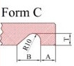 Hohlkehle einfrsen - Form C